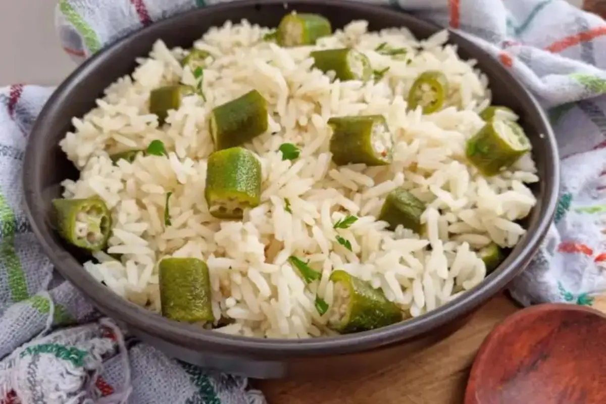 Quiabo com Arroz