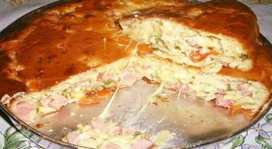 Torta de liquidificador Salgada
