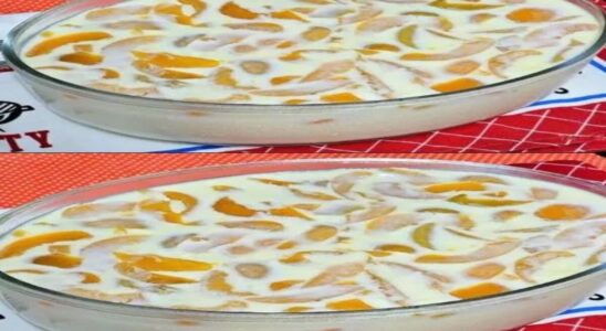 Pavê de Pêssego Cremoso
